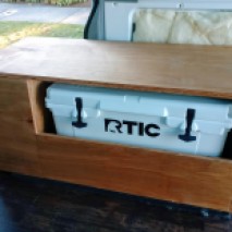 Cooler Bench Stained